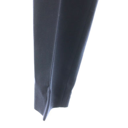 Hermes Wool Pleated Tapered Pants 34 Navy ES