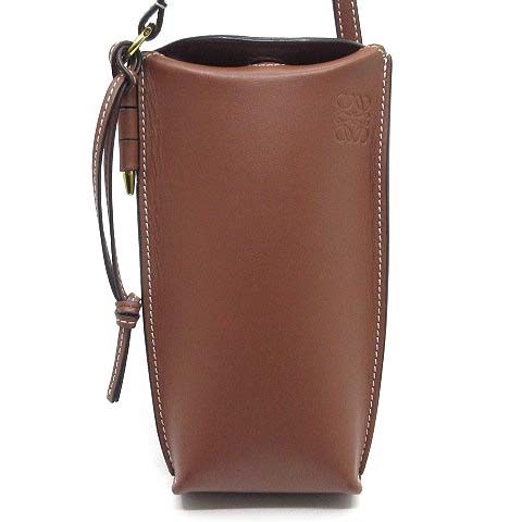 Loewe Gate Pocket Pochette Mini Shoulder Bag Brown
