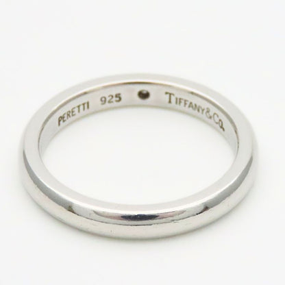 Tiffany & Co Ring Stacking Band Diamond Silver Elsa Peretti