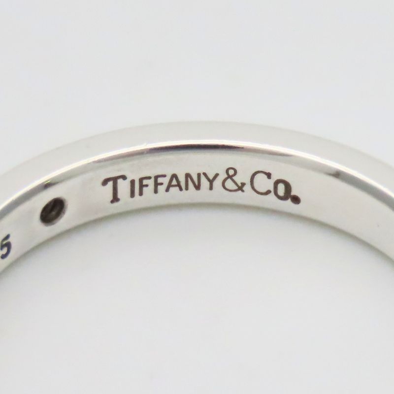 Tiffany & Co Ring Stacking Band Diamond Silver Elsa Peretti