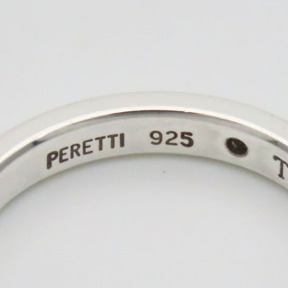 Tiffany & Co Ring Stacking Band Diamond Silver Elsa Peretti