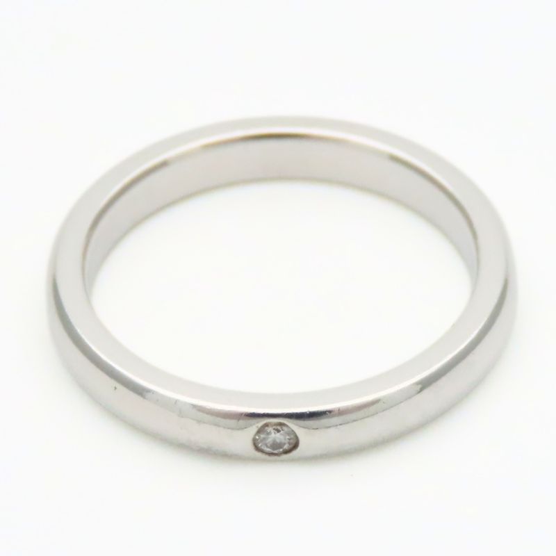 Tiffany & Co Ring Stacking Band Diamond Silver Elsa Peretti