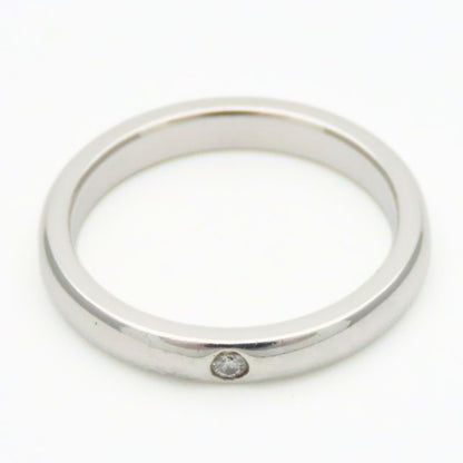 Tiffany & Co Ring Stacking Band Diamond Silver Elsa Peretti