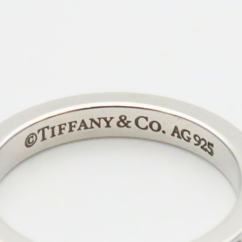 Tiffany & Co Ring Notes Narrow New York Silver Standard