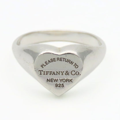 Tiffany & Co Ring Return to Signet Silver