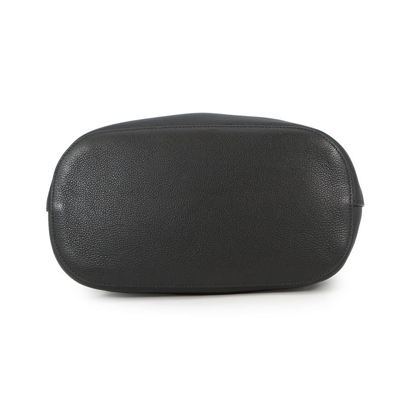 Prada Shoulder Bag Vitello Phoenix Leather Black