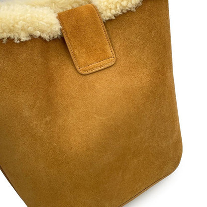 Celine Handbag Louis e Suede Shearling 2-Way