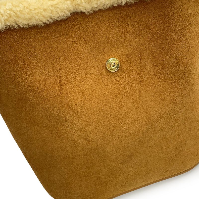 Celine Handbag Louis e Suede Shearling 2-Way