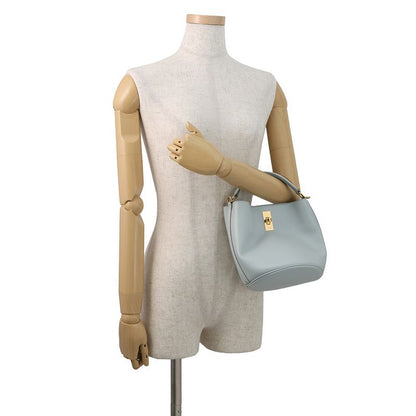 Celine Handbag Teen Bucket 16 Seeds Calf Leather 2-Way