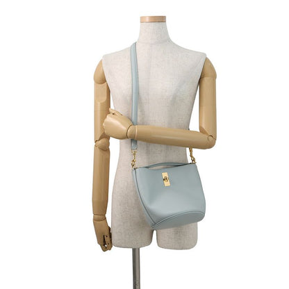 Celine Handbag Teen Bucket 16 Seeds Calf Leather 2-Way