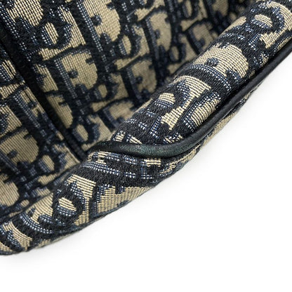 Dior Tote Oblique Saddle Canvas Leather Trotter