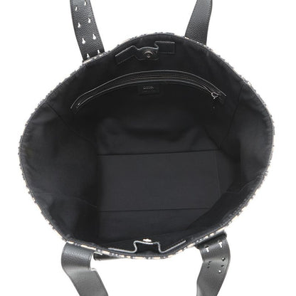 Dior Tote Oblique Saddle Canvas Leather Trotter
