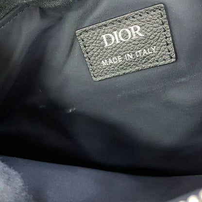 Dior Handbag Maxi Cannage Saddle Twin Bag 2-Way Black