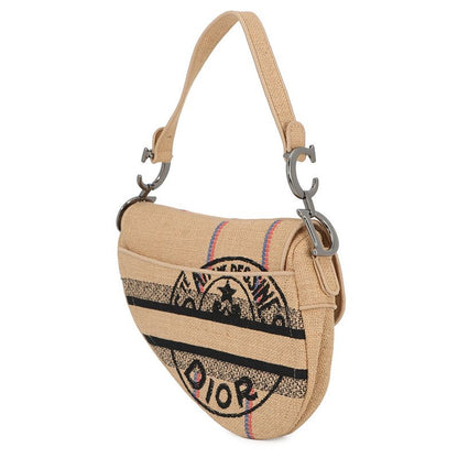 Dior Shoulder Bag Union Motif Jute