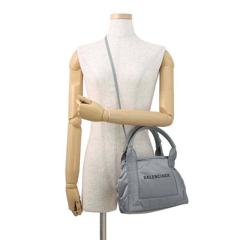 Balenciaga Handbag Navy Cabas XS Nylon 2-Way
