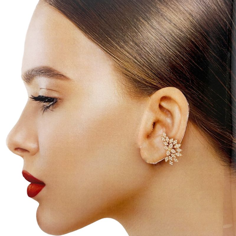 Louis Vuitton Star Blossom Earrings 18k Pink Gold Diamond