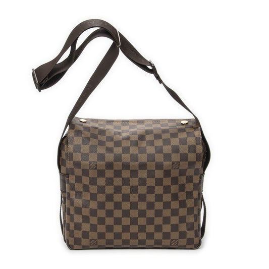 Louis Vuitton Naviglio Brown Damier Ebene Shoulder Bag