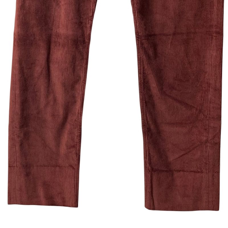 Hermes Corduroy Pants 40 Red Brown