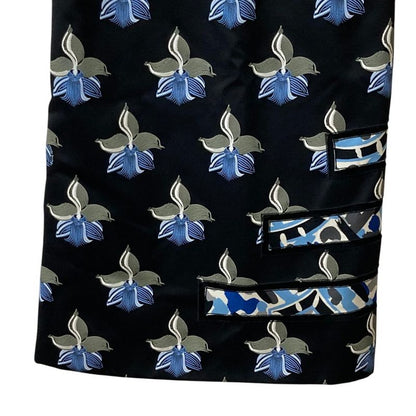 Fendi Sleeveless Dress Black Multicolor