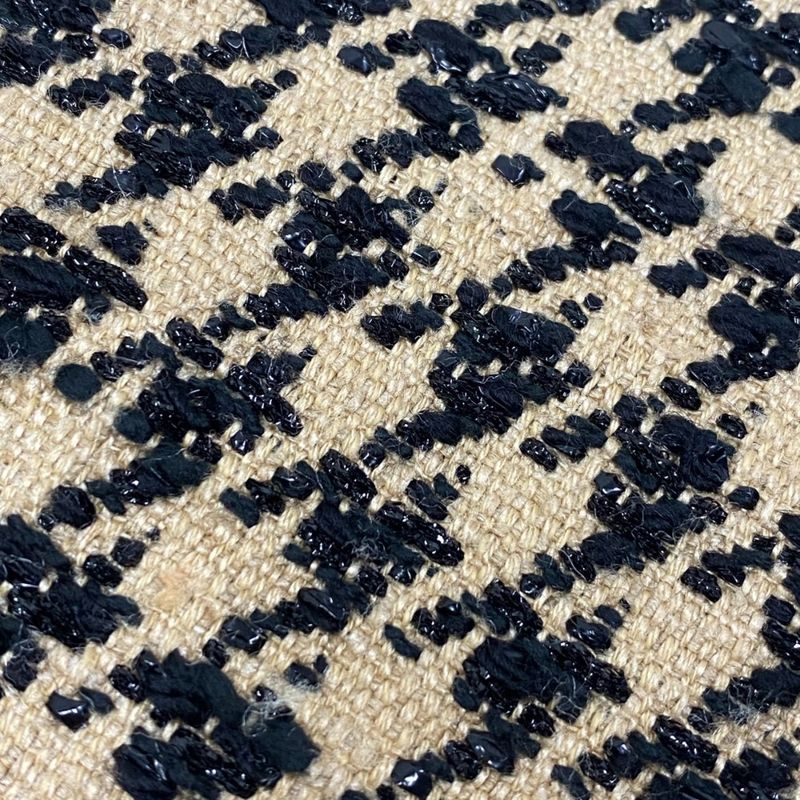 Dior Houndstooth Tweed Shorts 34 Black Beige Pants