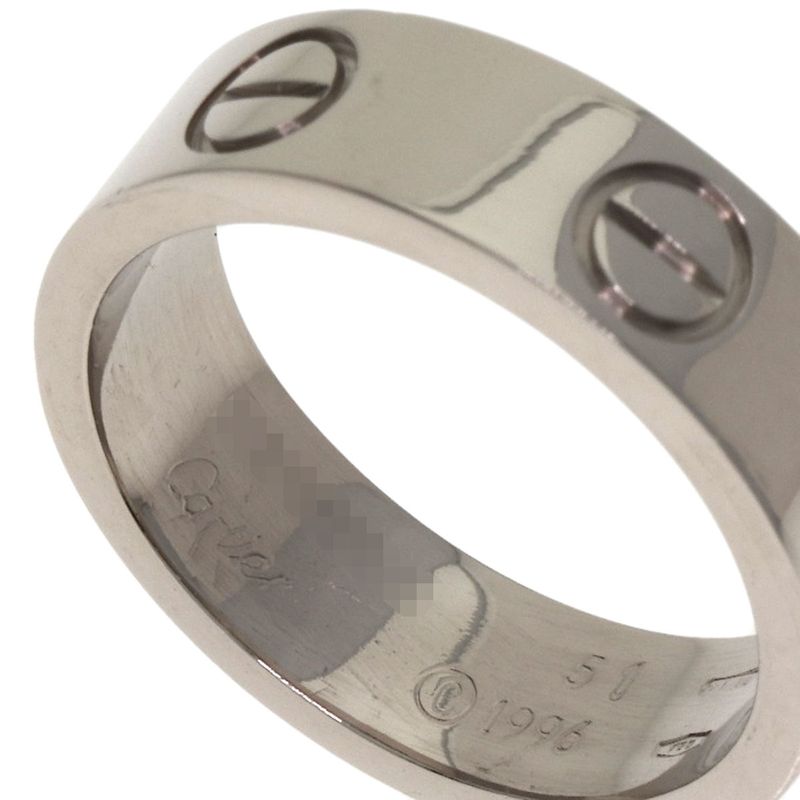 Cartier Love Ring 51 18k White Gold