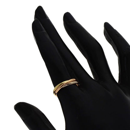 Cartier Trinity XS 51 Ring 18k Yellow Gold 18k White Pink