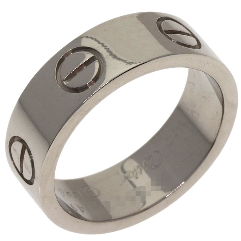 Cartier Love Ring 49 18k White Gold