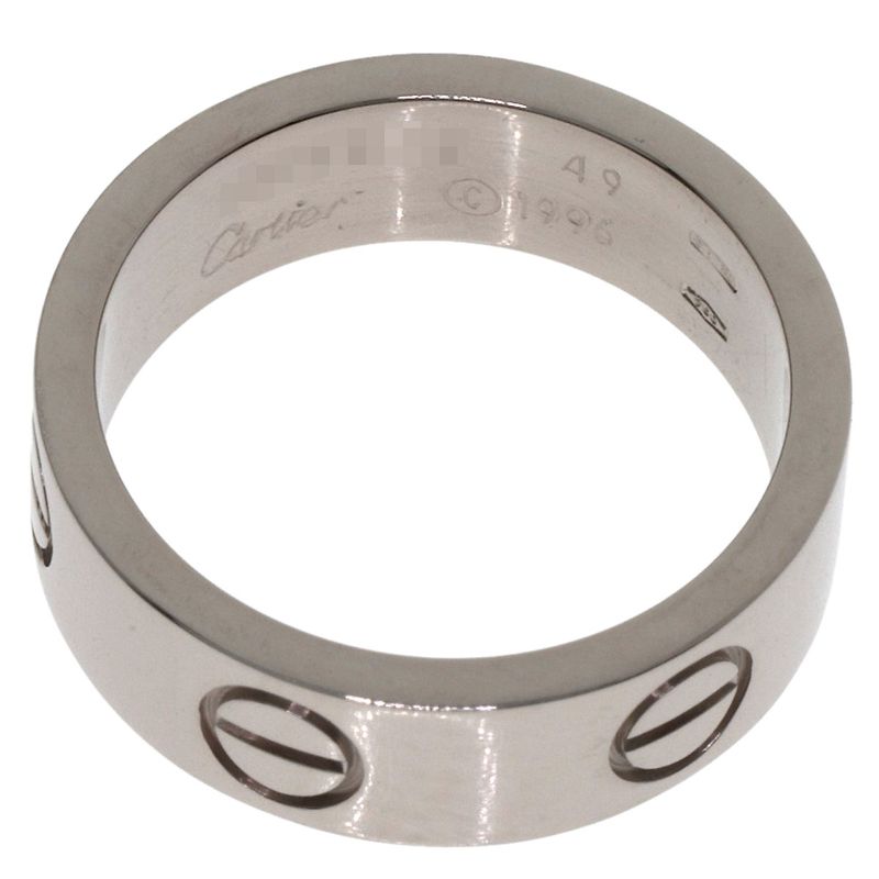Cartier Love Ring 49 18k White Gold