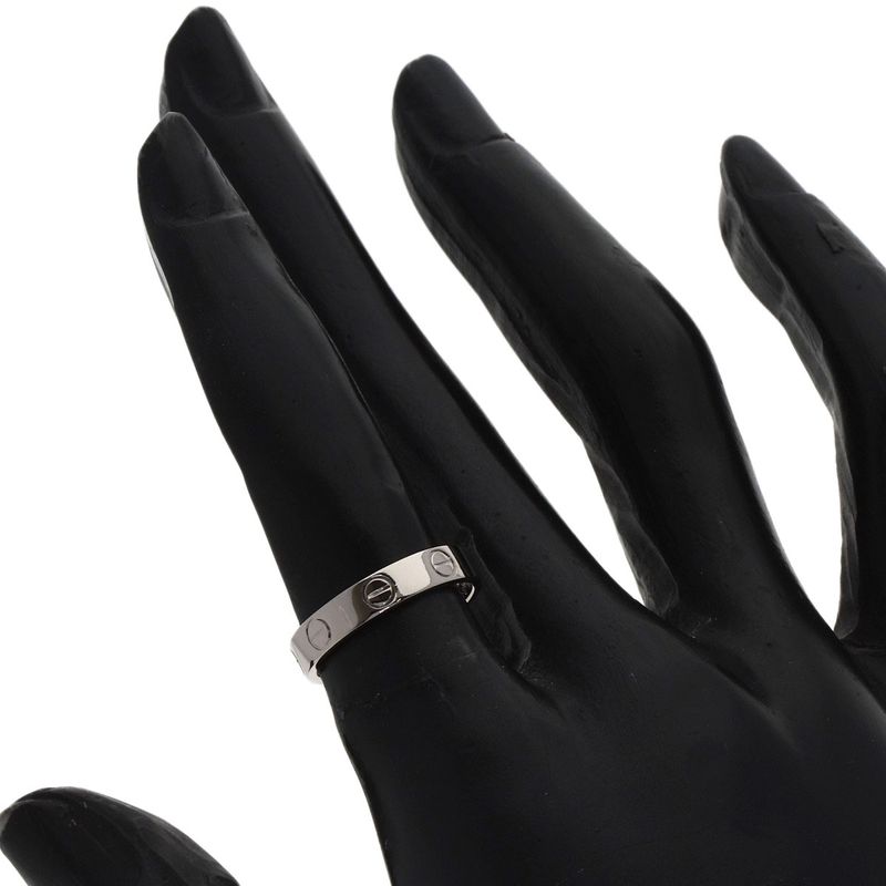 Cartier Mini Love Ring 48 18k White Gold