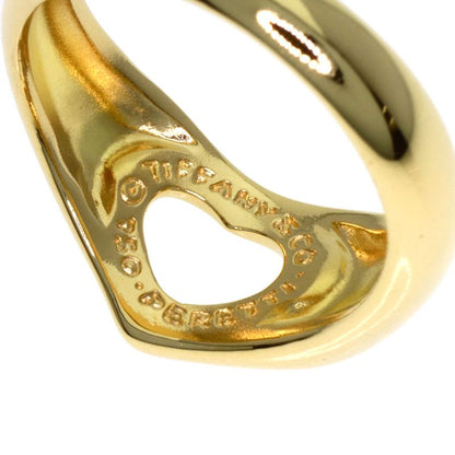 Tiffany & Co Open Heart Ring 18k Yellow Gold