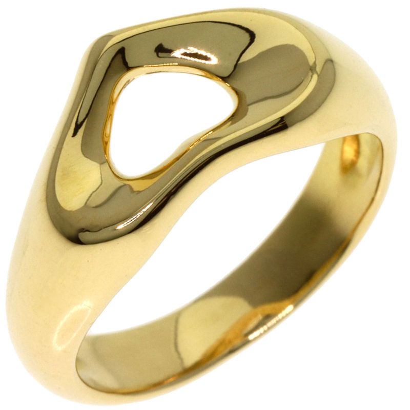 Tiffany & Co Open Heart Ring 18k Yellow Gold