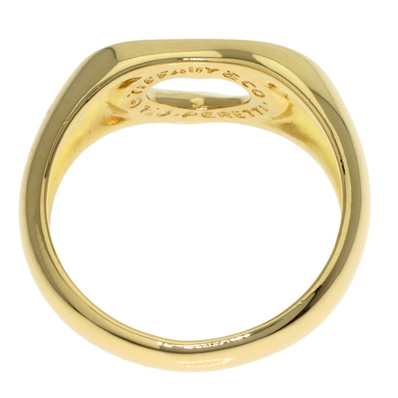 Tiffany & Co Open Heart Ring 18k Yellow Gold