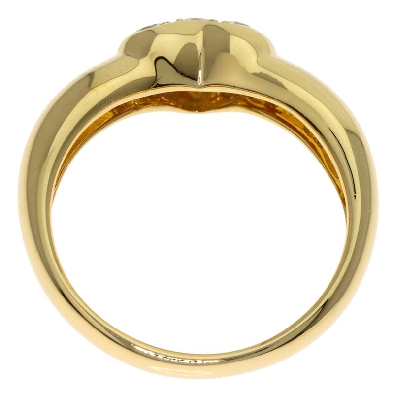 Tiffany & Co Heart Diamond Ring 18k Yellow Gold