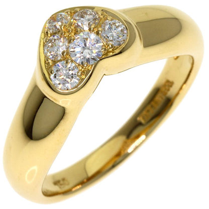 Tiffany & Co Heart Diamond Ring 18k Yellow Gold