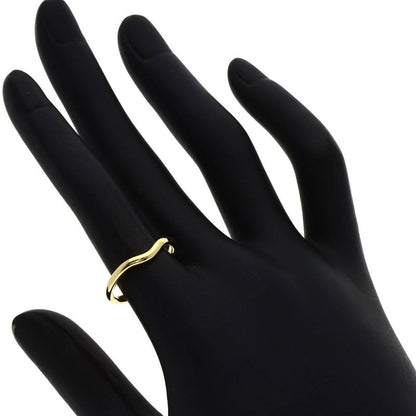 Tiffany & Co Curved Band Ring 18k Yellow Gold