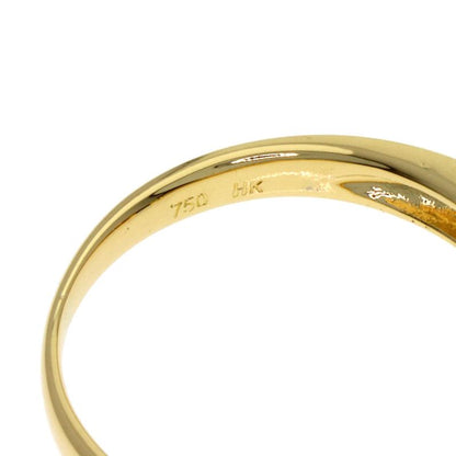 Tiffany & Co Stacking Saffiano Diamond Ring 18k Yellow Gold
