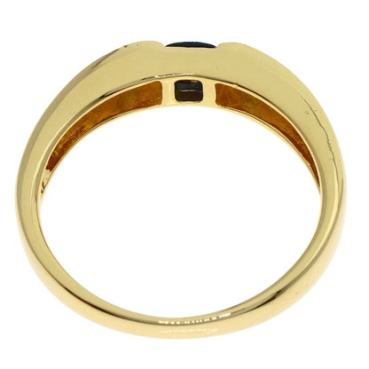 Tiffany & Co Stacking Saffiano Diamond Ring 18k Yellow Gold