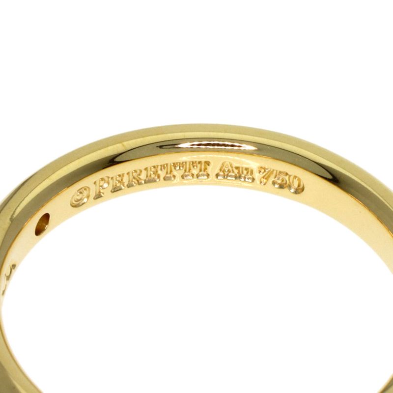 Tiffany & Co Stacking Band Diamond Ring 18k Yellow Gold