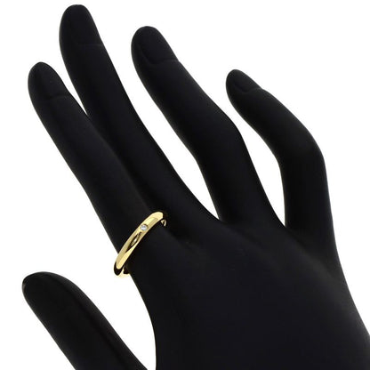 Tiffany & Co Stacking Band Diamond Ring 18k Yellow Gold