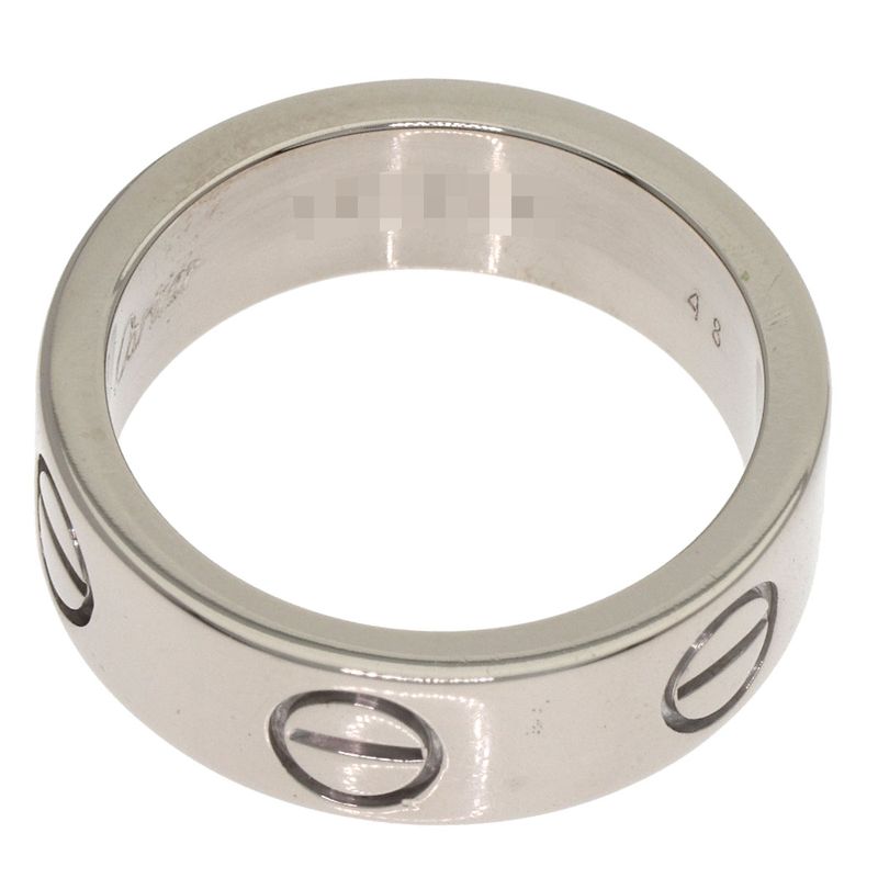 Cartier Love Ring 48 18k White Gold
