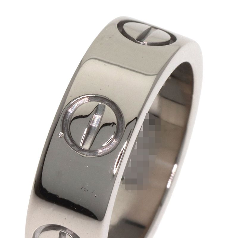 Cartier Love Ring 48 18k White Gold