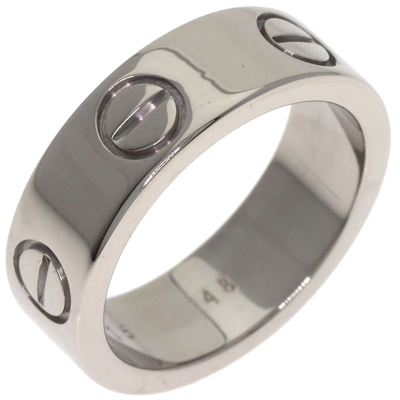 Cartier Love Ring 48 18k White Gold