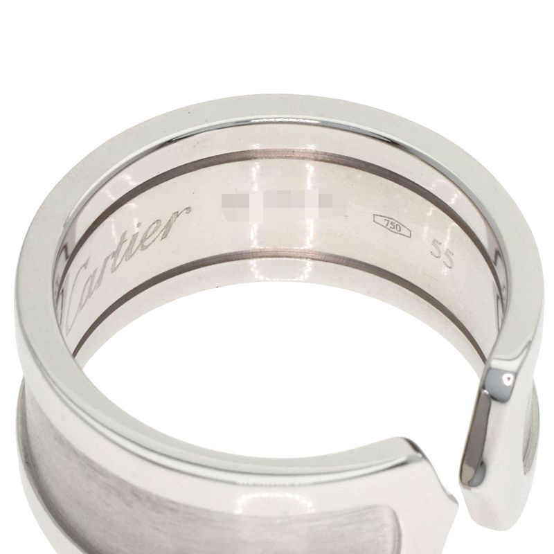 Cartier C2 LM 55 Ring 18k White Gold