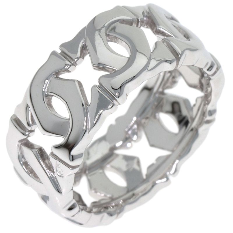 Cartier Entrelace Small 51 Ring 18k White Gold