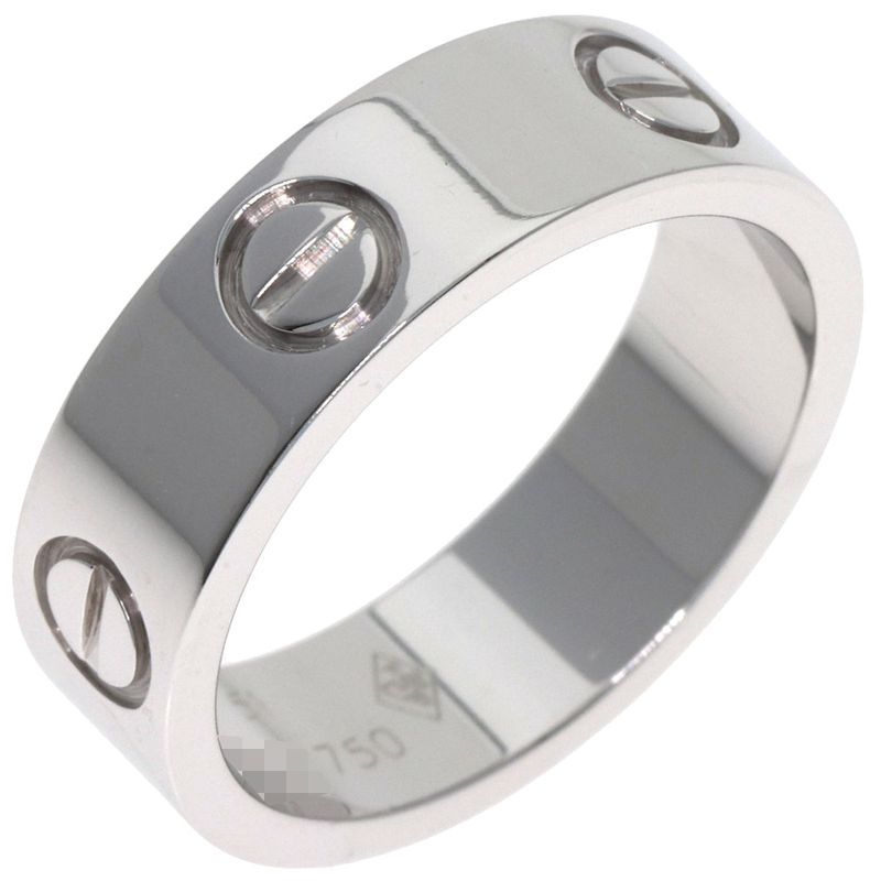 Cartier Love Ring 51 18k White Gold