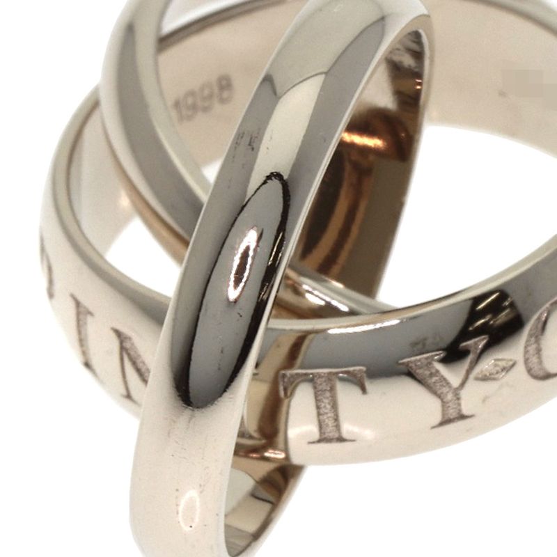 Cartier Trinity Christmas Limited 46 Ring 18k White Gold