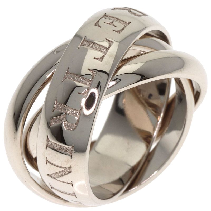 Cartier Trinity Christmas Limited 46 Ring 18k White Gold