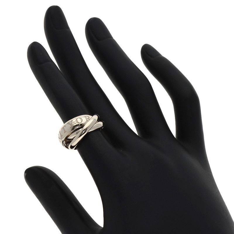 Cartier Trinity Christmas Limited 46 Ring 18k White Gold