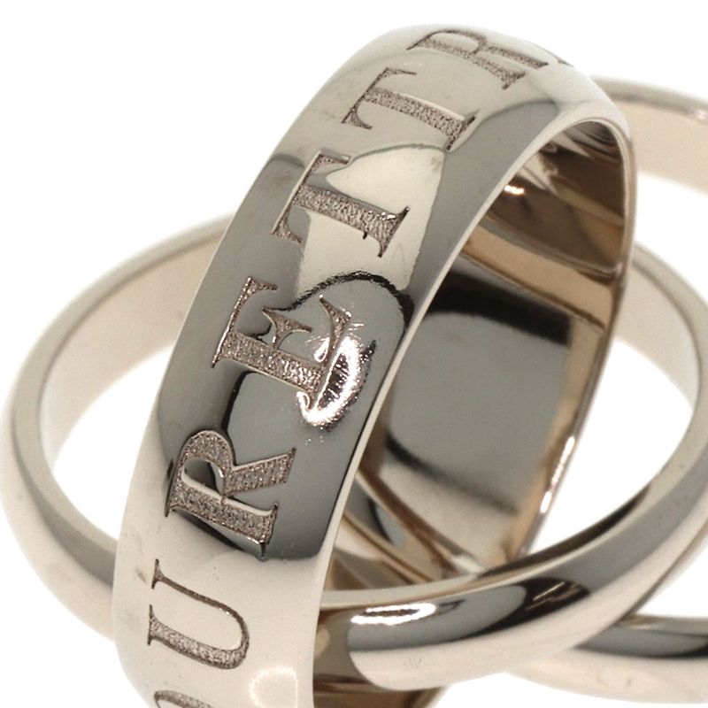 Cartier Trinity Christmas Limited 46 Ring 18k White Gold