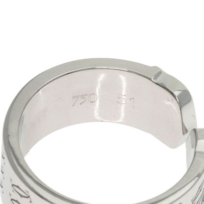 Cartier 2C Christmas Limited 51 Ring 18k White Gold